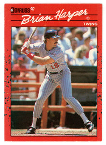 Brian Harper - Minnesota Twins (MLB Baseball Card) 1990 Donruss # 355 Mint