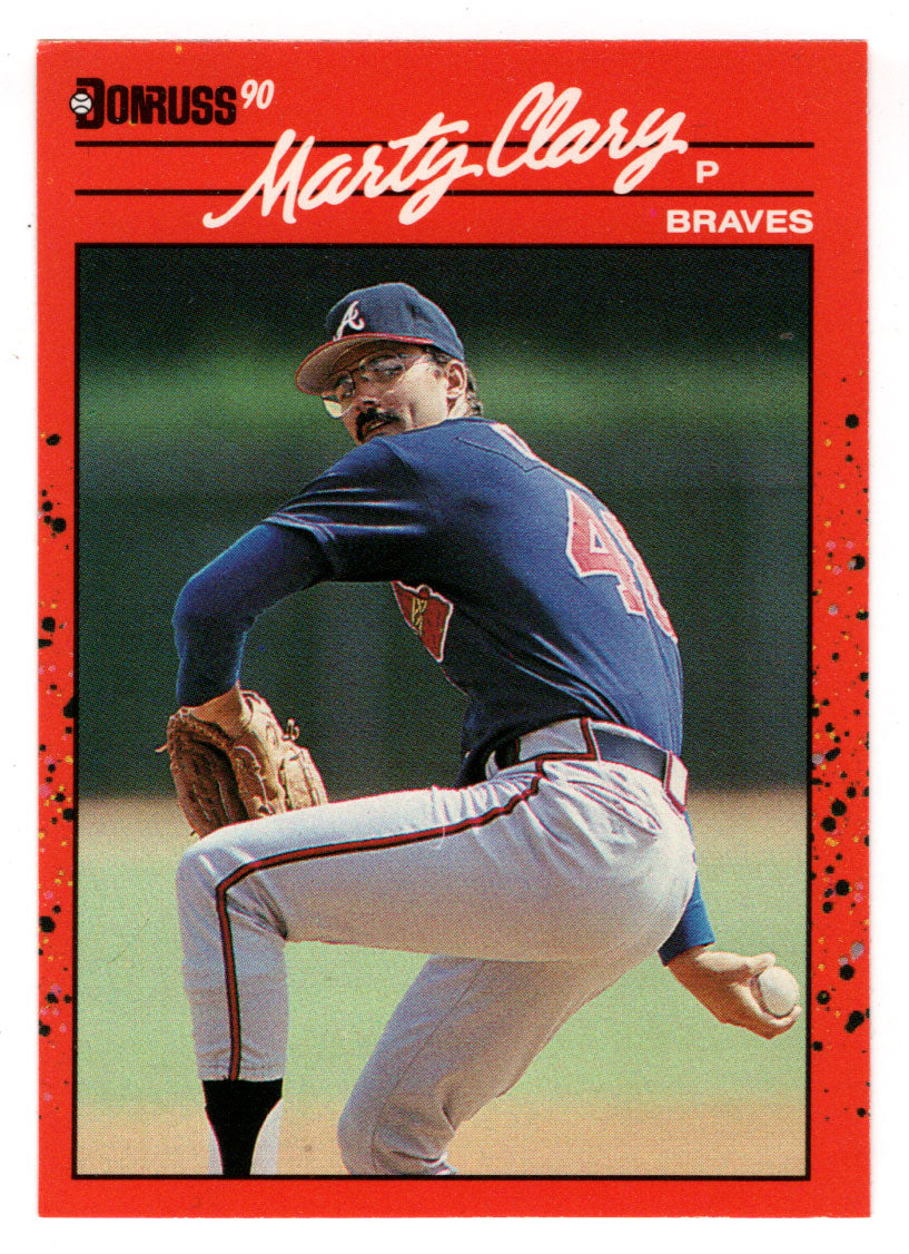 Marty Clary - Atlanta Braves (MLB Baseball Card) 1990 Donruss # 381 Mint