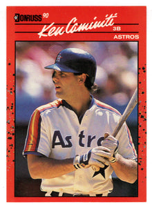 Ken Caminiti - Houston Astros (MLB Baseball Card) 1990 Donruss # 424 Mint