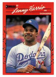 Lenny Harris - Los Angeles Dodgers (MLB Baseball Card) 1990 Donruss # 434 Mint