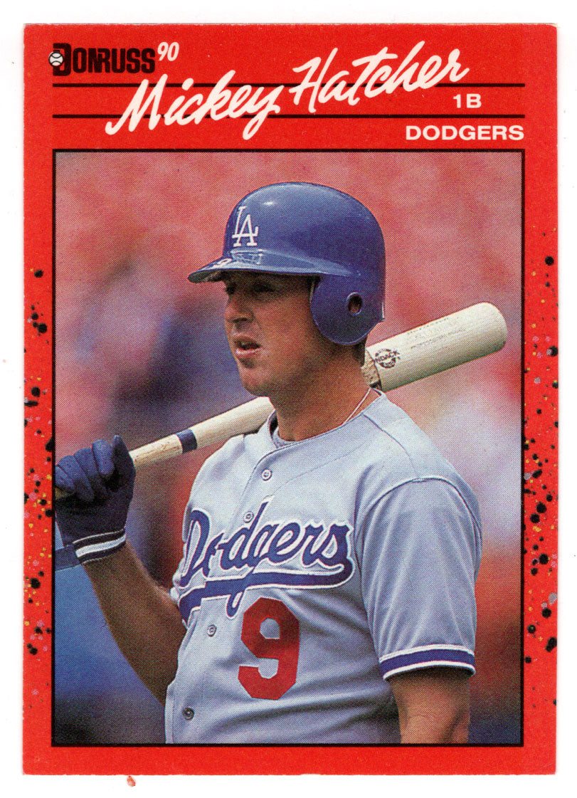 Mickey Hatcher - Los Angeles Dodgers (MLB Baseball Card) 1990 Donruss # 439 Mint