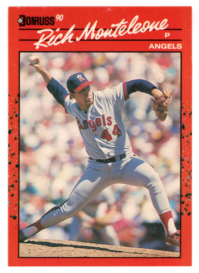 Rich Monteleone - California Angels (MLB Baseball Card) 1990 Donruss # 462 Mint