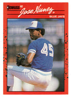 Jose Nunez - Toronto Blue Jays (MLB Baseball Card) 1990 Donruss # 467 Mint