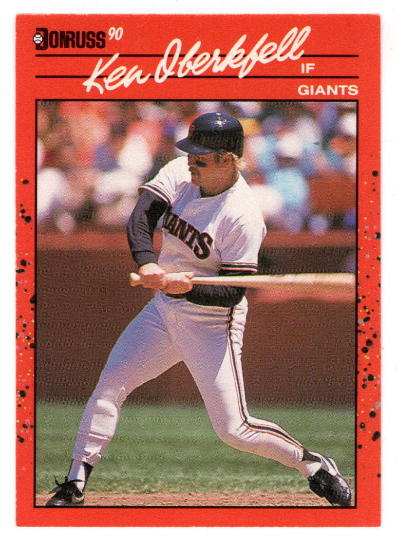 Ken Oberkfell - San Francisco Giants (MLB Baseball Card) 1990 Donruss # 494 Mint