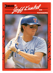 Jeff Kunkel - Texas Rangers (MLB Baseball Card) 1990 Donruss # 496 Mint