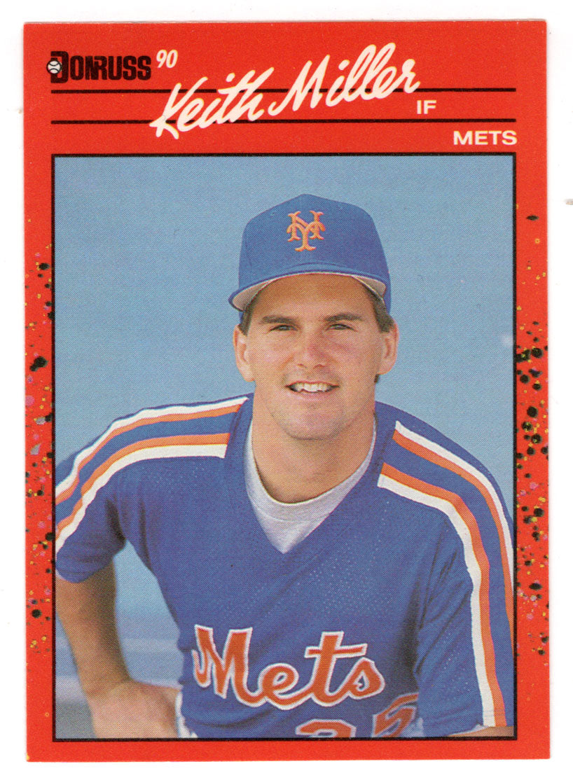 Keith Miller -  New York Mets (MLB Baseball Card) 1990 Donruss # 507 Mint