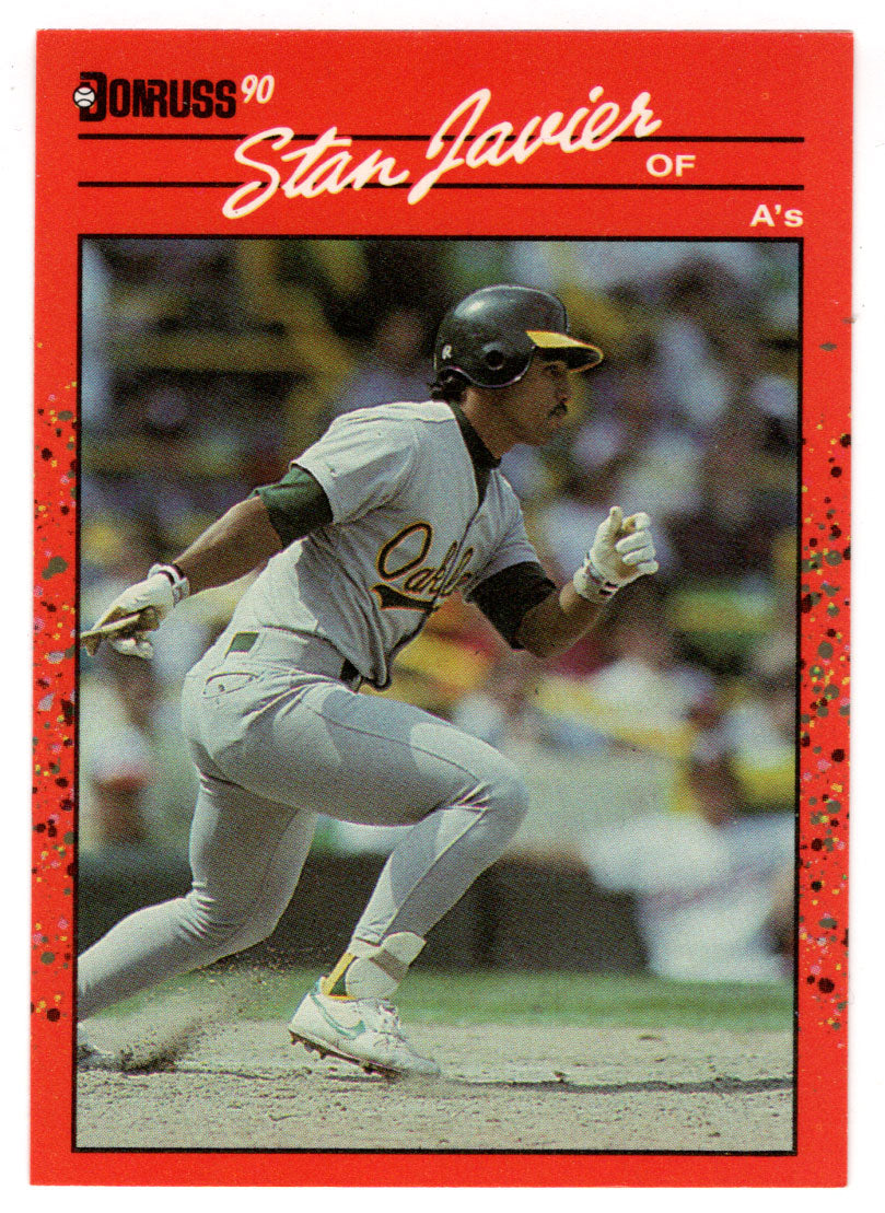 Stan Javier - Oakland Athletics (MLB Baseball Card) 1990 Donruss # 568 Mint