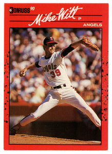 Mike Witt - California Angels (MLB Baseball Card) 1990 Donruss # 580 Mint