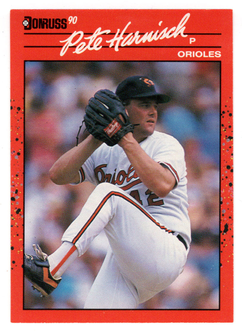 Pete Harnisch - Baltimore Orioles (MLB Baseball Card) 1990 Donruss # 596 Mint