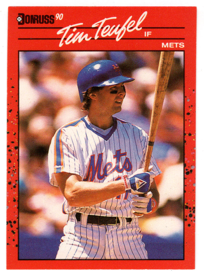 Tim Teufel - New York Mets (MLB Baseball Card) 1990 Donruss # 618 Mint