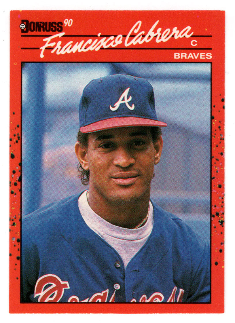 Francisco Cabrera - Atlanta Braves (MLB Baseball Card) 1990 Donruss # 646 Mint