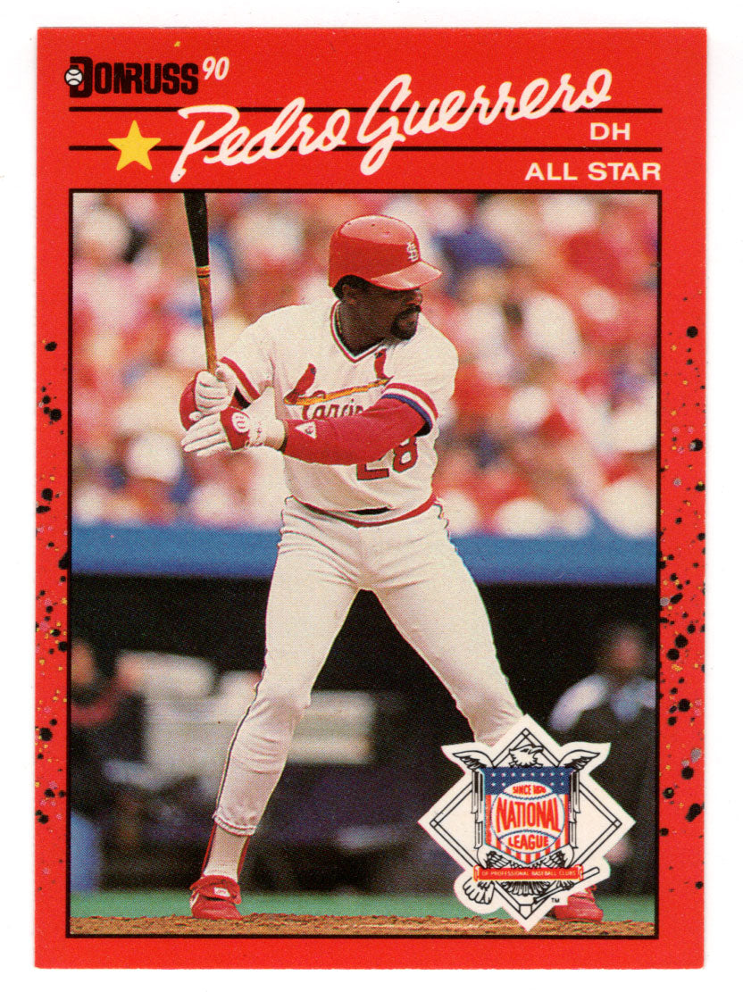 Pedro Guerrero - St. Louis Cardinals - All Star Game (MLB Baseball Card) 1990 Donruss # 674 Mint