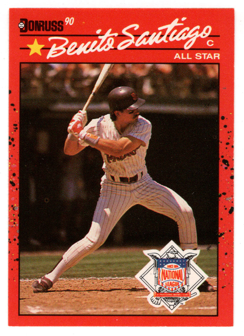 Benito Santiago - San Diego Padres - All Star Game (MLB Baseball Card) 1990 Donruss # 708 Mint