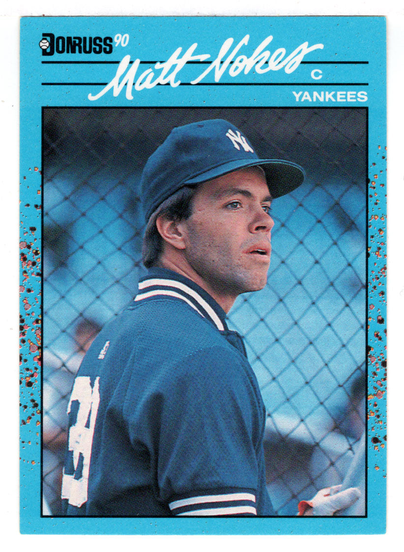 Matt Nokes - New York Yankees (MLB Baseball Card) 1990 Donruss Best AL # 11 Mint