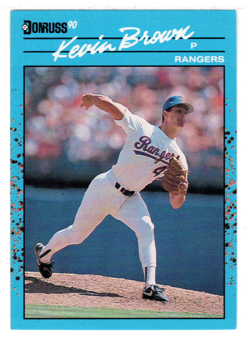 Kevin Brown - Texas Rangers (MLB Baseball Card) 1990 Donruss Best AL # 13 Mint