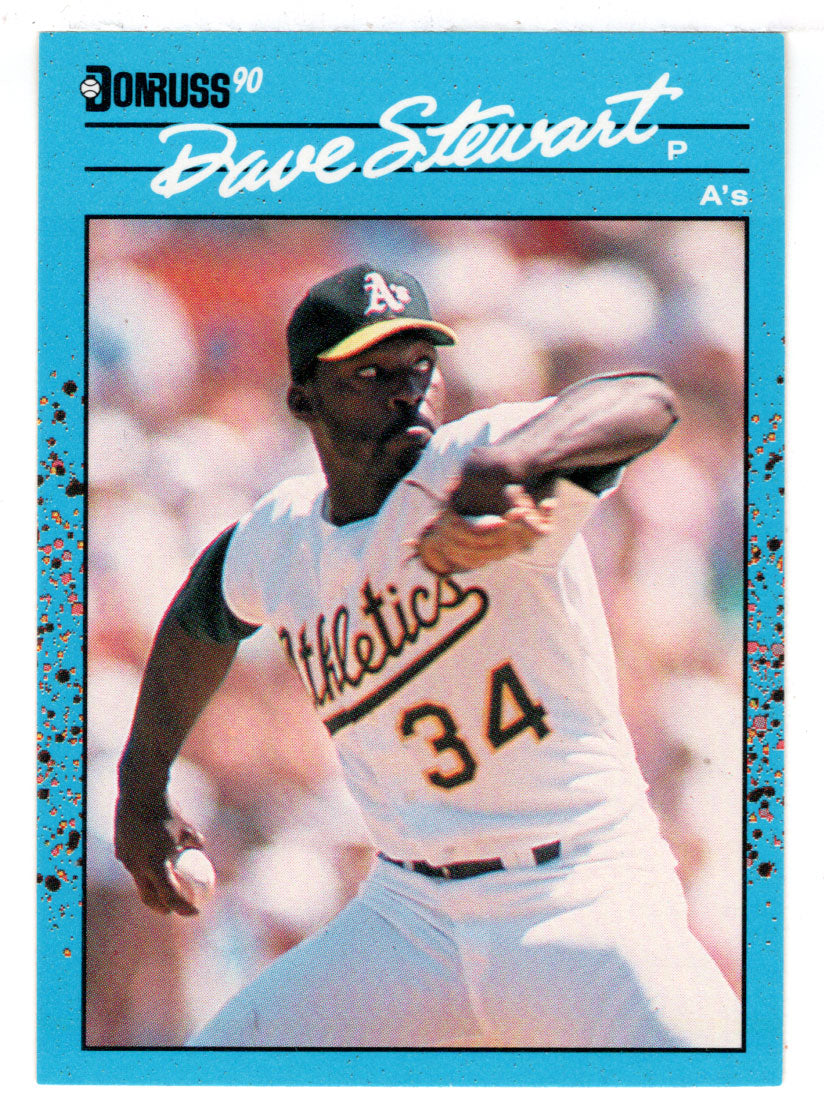 Dave Stewart - Oakland Athletics (MLB Baseball Card) 1990 Donruss