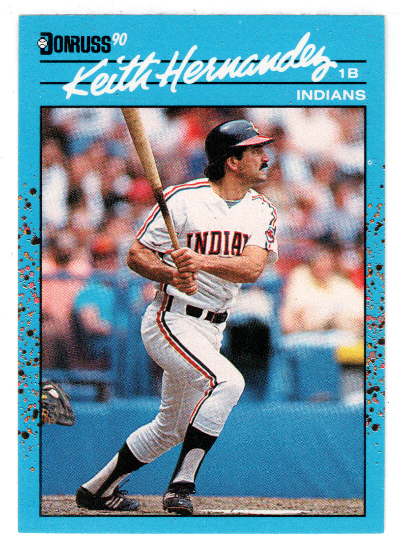 Keith Hernandez - Cleveland Indians (MLB Baseball Card) 1990