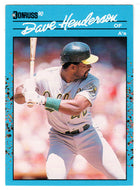 Dave Henderson - Oakland Athletics (MLB Baseball Card) 1990 Donruss Best AL # 39 Mint