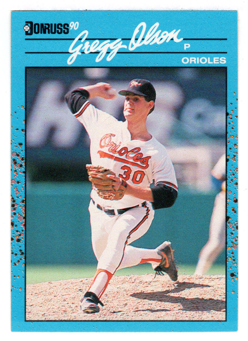 Gregg Olson - Baltimore Orioles (MLB Baseball Card) 1990 Donruss Best AL # 43 Mint