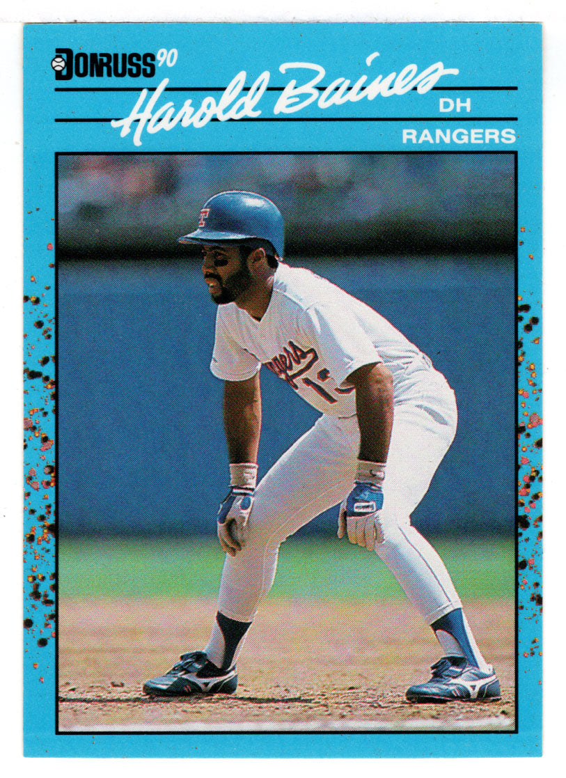 Harold Baines - Texas Rangers (MLB Baseball Card) 1990 Donruss Best AL # 69 Mint