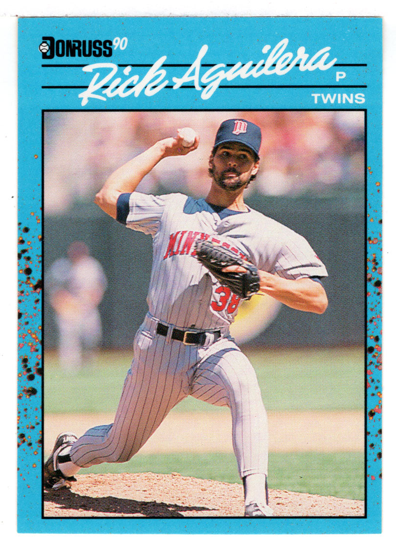 Rick Aguilera - Minnesota Twins (MLB Baseball Card) 1990 Donruss Best AL # 79 Mint