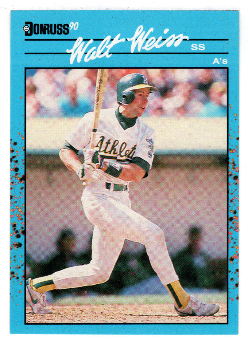 Walt Weiss - Oakland Athletics (MLB Baseball Card) 1990 Donruss Best AL # 95 Mint