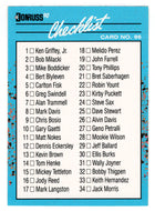 Checklist # 1 (# 1 - # 72) (MLB Baseball Card) 1990 Donruss Best AL # 96 Mint