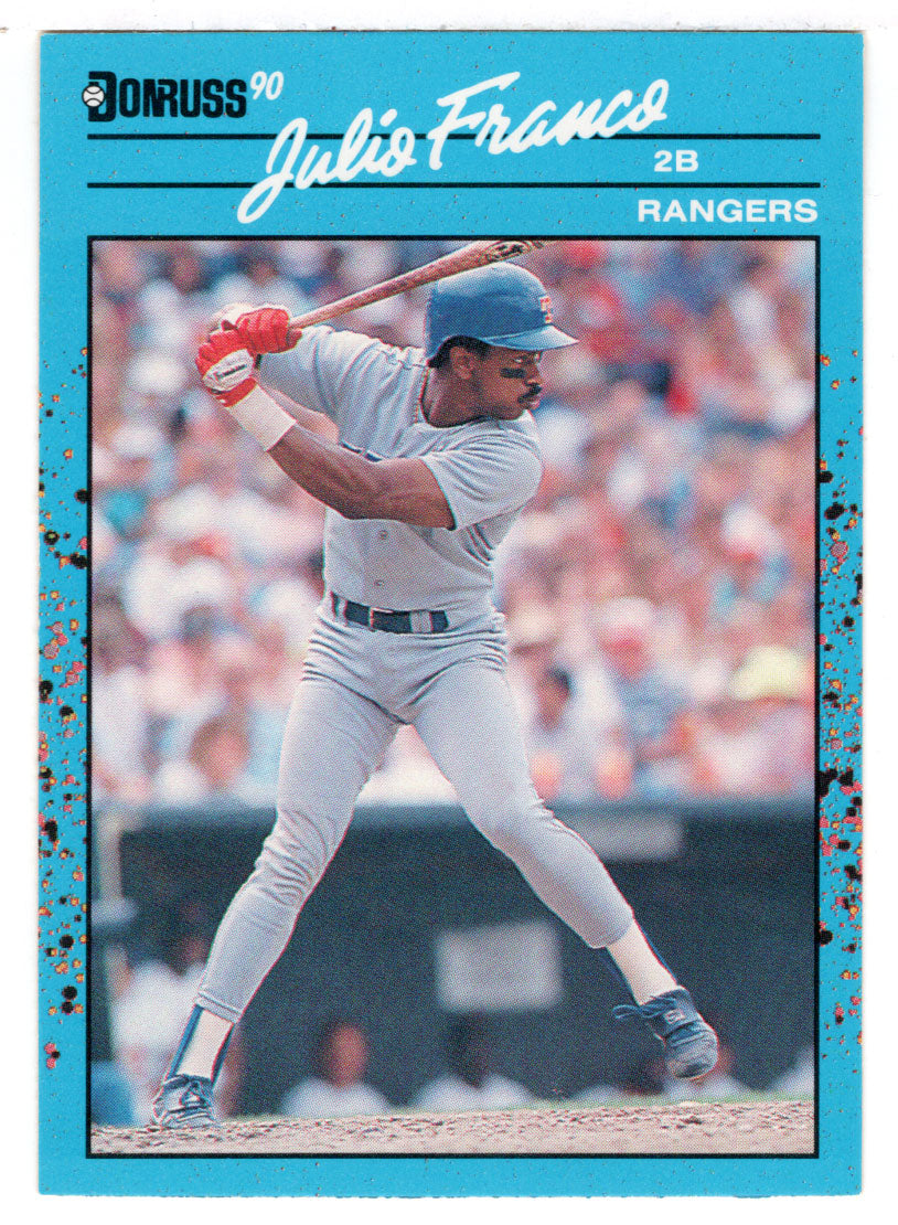 Julio Franco - Texas Rangers (MLB Baseball Card) 1990 Donruss Best AL # 112 Mint