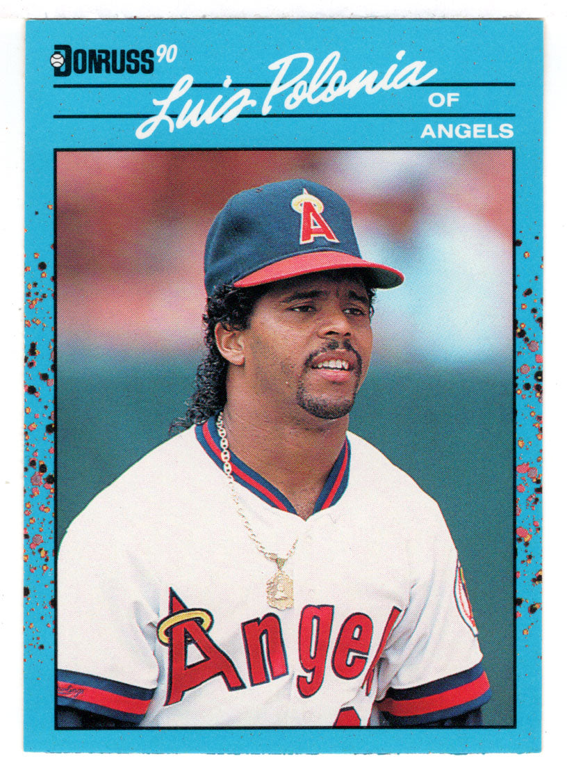 Luis Polonia - California Angels (MLB Baseball Card) 1990 Donruss Best AL # 116 Mint