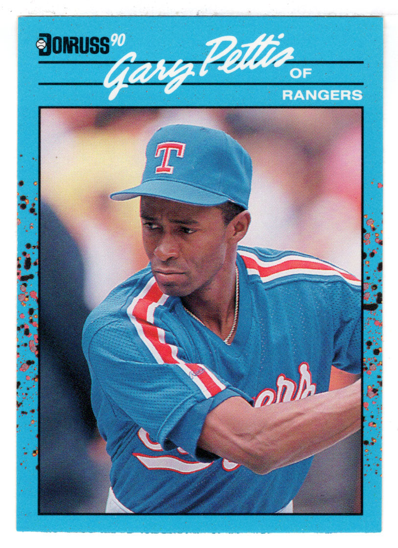 Gary Pettis - Texas Rangers (MLB Baseball Card) 1990 Donruss Best AL # 126 Mint