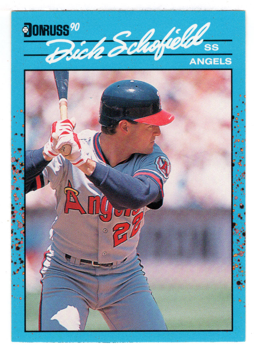 Dick Schofield - California Angels (MLB Baseball Card) 1990 Donruss Best AL # 131 Mint