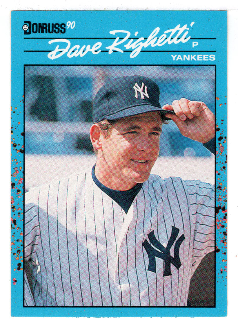 Dave Righetti - New York Yankees (MLB Baseball Card) 1990 Donruss Best AL # 136 Mint