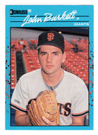 John Burkett - San Francisco Giants (MLB Baseball Card) 1990 Donruss Best NL # 12 Mint