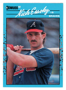 Nick Esasky - Atlanta Braves (MLB Baseball Card) 1990 Donruss Best NL # 13 Mint