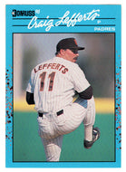 Craig Lefferts - San Diego Padres (MLB Baseball Card) 1990 Donruss Best NL # 23 Mint