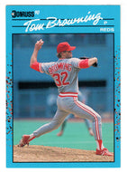 Tom Browning - Cincinnati Reds (MLB Baseball Card) 1990 Donruss Best NL # 27 Mint