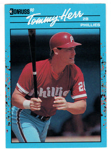 Tom Herr - Philadelphia Phillies (MLB Baseball Card) 1990 Donruss Best NL # 32 Mint