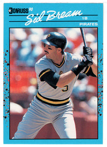 Sid Bream - Pittsburgh Pirates (MLB Baseball Card) 1990 Donruss Best NL # 33 Mint