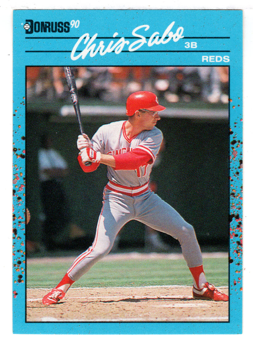 Chris Sabo - Cincinnati Reds (MLB Baseball Card) 1990 Donruss Best NL # 64 Mint