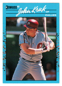 John Kruk - Philadelphia Phillies (MLB Baseball Card) 1990 Donruss Best NL # 69 Mint