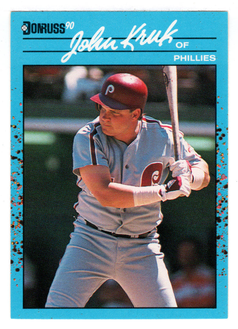 John Kruk - Philadelphia Phillies (MLB Baseball Card) 1990 Donruss Bes –  PictureYourDreams