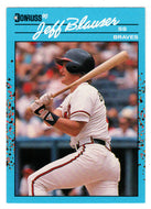 Jeff Blauser - Atlanta Braves (MLB Baseball Card) 1990 Donruss Best NL # 74 Mint