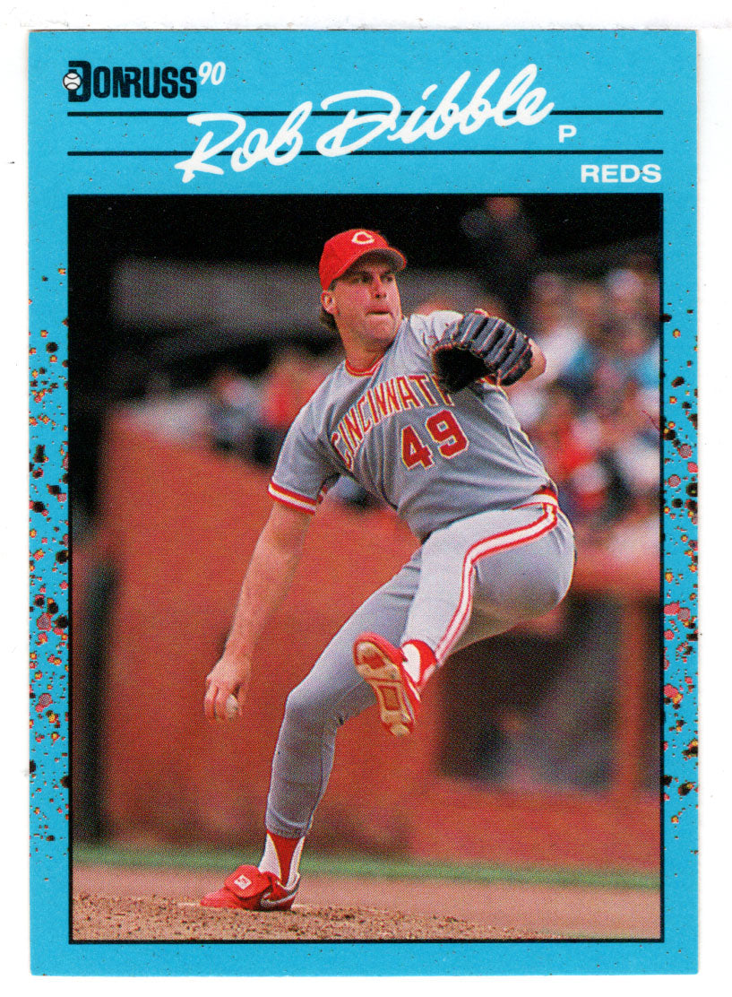 Rob Dibble - Cincinnati Reds (MLB Baseball Card) 1990 Donruss Best NL # 76 Mint