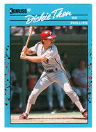 Dickie Thon - Philadelphia Phillies (MLB Baseball Card) 1990 Donruss Best NL # 81 Mint