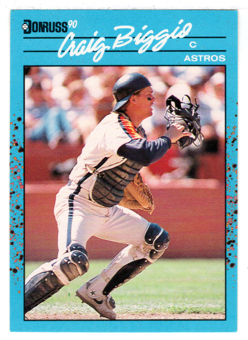 Craig Biggio - Houston Astros (MLB Baseball Card) 1990 Donruss