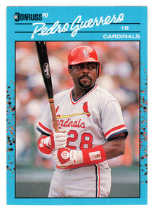 Pedro Guerrero - St. Louis Cardinals (MLB Baseball Card) 1990 Donruss Best NL # 95 Mint