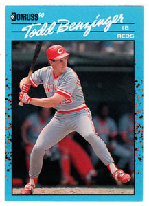 Todd Benzinger - Cincinnati Reds (MLB Baseball Card) 1990 Donruss Best NL # 101 Mint