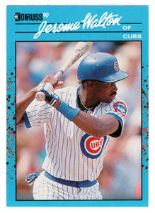 Jerome Walton - Chicago Cubs (MLB Baseball Card) 1990 Donruss Best NL # 124 Mint