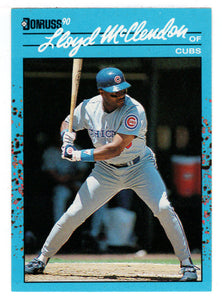 Lloyd McClendon - Chicago Cubs (MLB Baseball Card) 1990 Donruss Best NL # 134 Mint