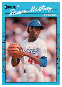 Ramon Martinez - Los Angeles Dodgers (MLB Baseball Card) 1990 Donruss Best NL # 141 Mint